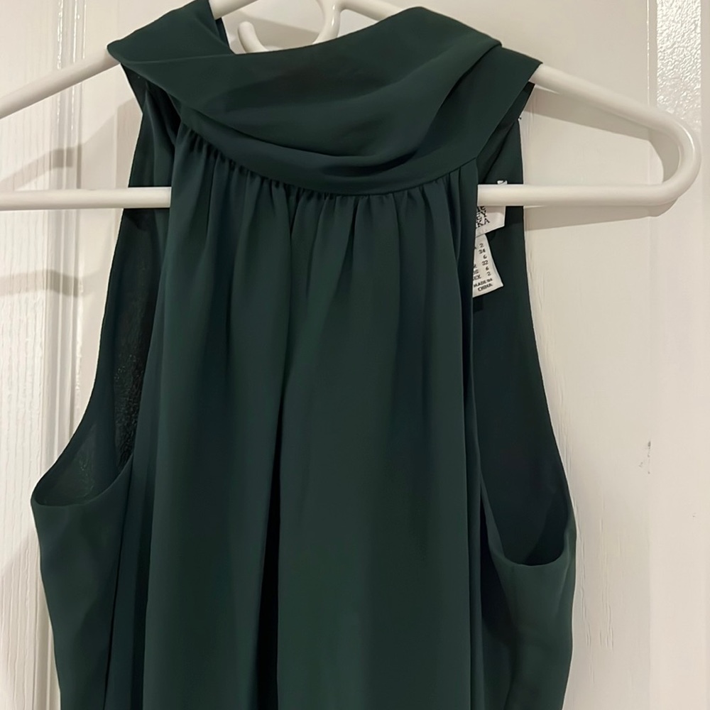 Belle by Badgley Mischka Tie Neck Bodysuit